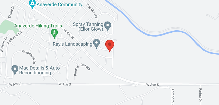 map of 2026 Pearmain Palmdale, CA 93551